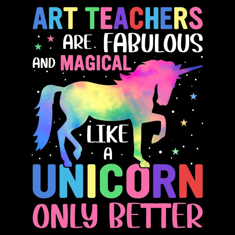 Art de licorne coloré que les enseignants adorent