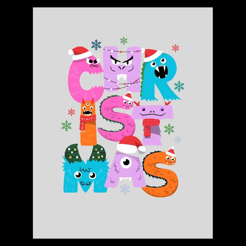 Monstres de Noël Rigolos