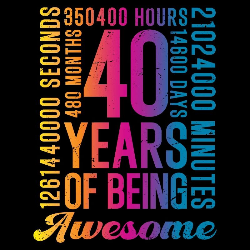 40 Jahre 40. Geburtstag