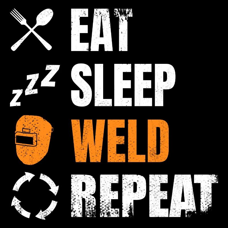 Manger, dormir, souder, répéter