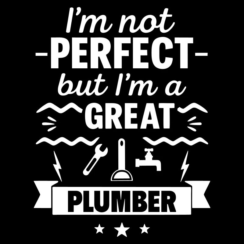 Ich bin nicht perfekt, aber ich bin ein großartiger Klempner