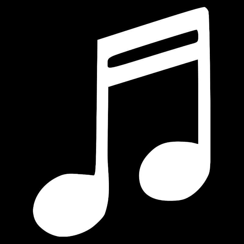 Musik Note Musiknote weiß