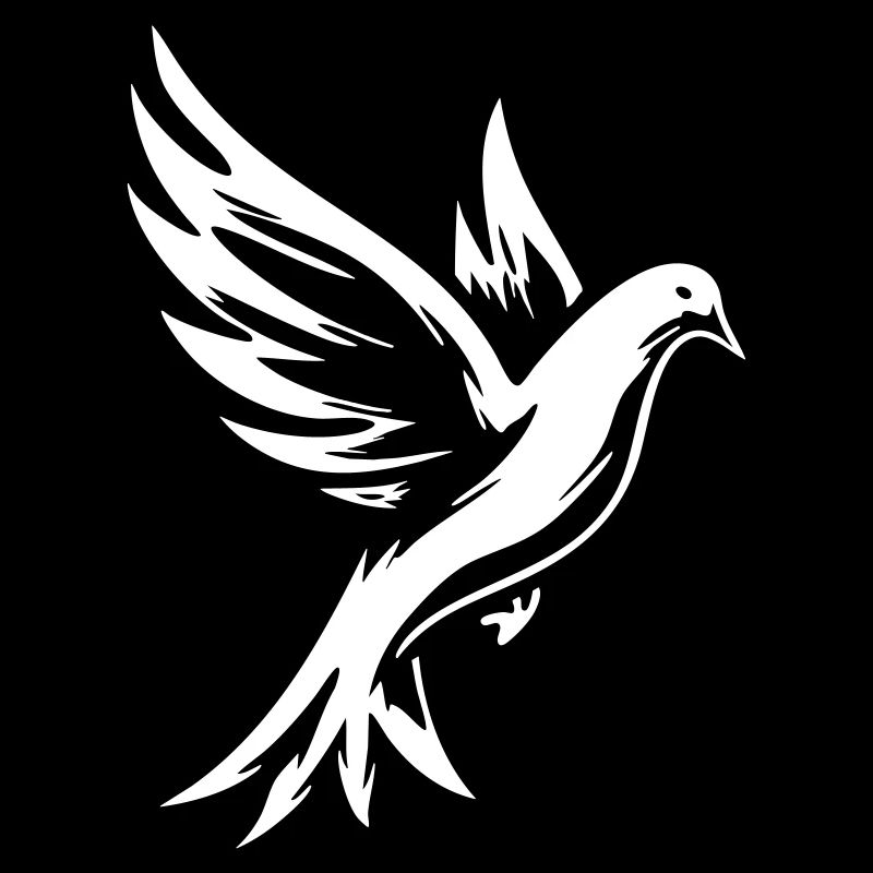 Weiße Taube – Symbol des Heiligen Geistes