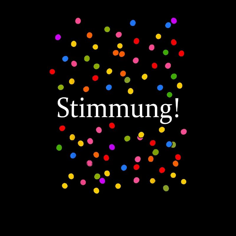 Stimmung Konfetti Silvester Karneval Spruch