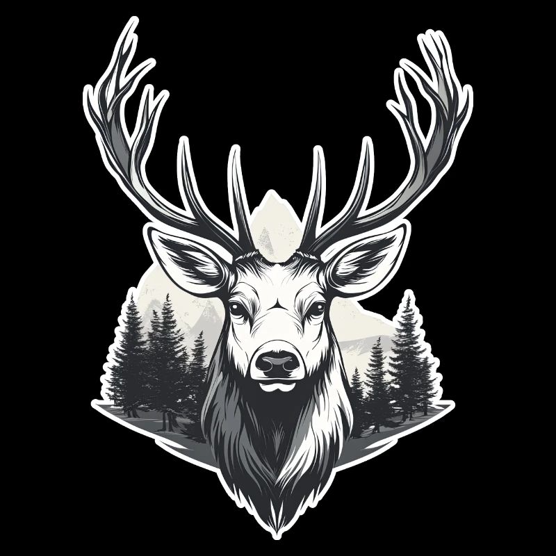 Paysage forestier de Deer Head