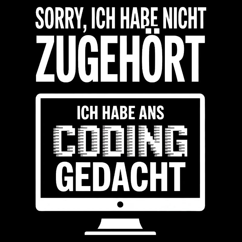 Coding Gedacht: Nicht Zuhören Meme