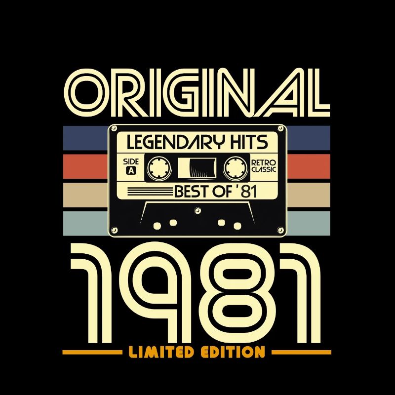 Cassette 1981 Édition Limitée Vintage
