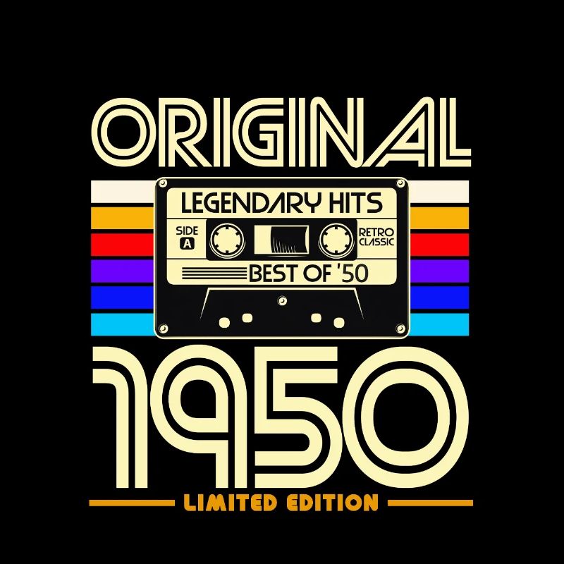 Original 1950 Cassette Retro Tee