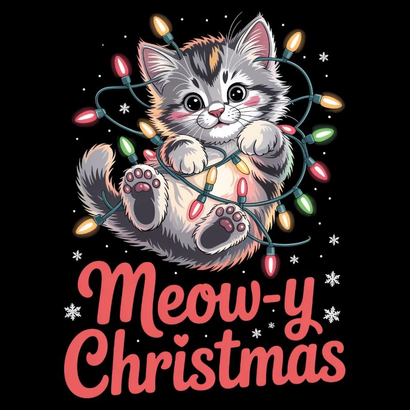 Miaoul Noël mignon chat de Noël