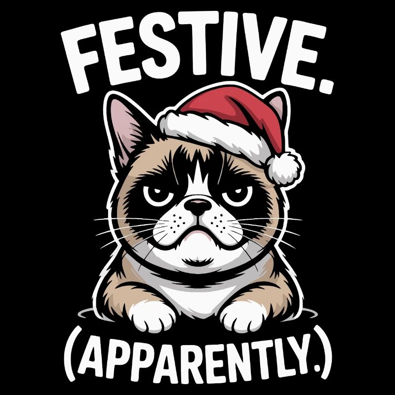 Festliche stimmungsvolle Katzen-Weihnachtsstimmung