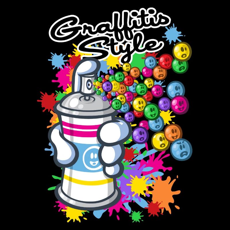 Graffiti cartoon style