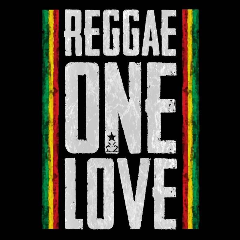 Reggae Love Design with Banner