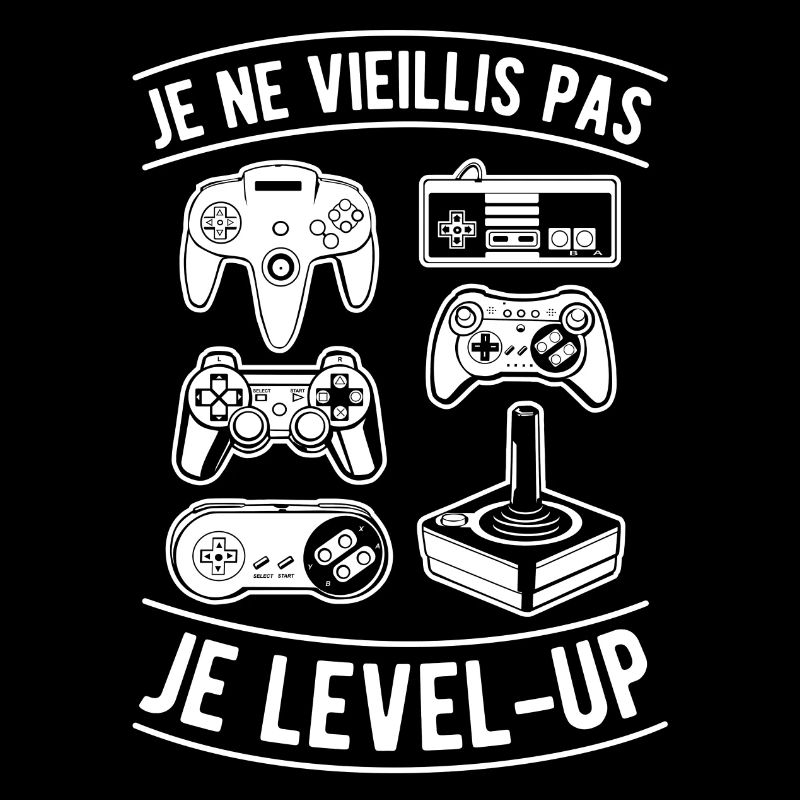 Je ne vieillis pas je level-up