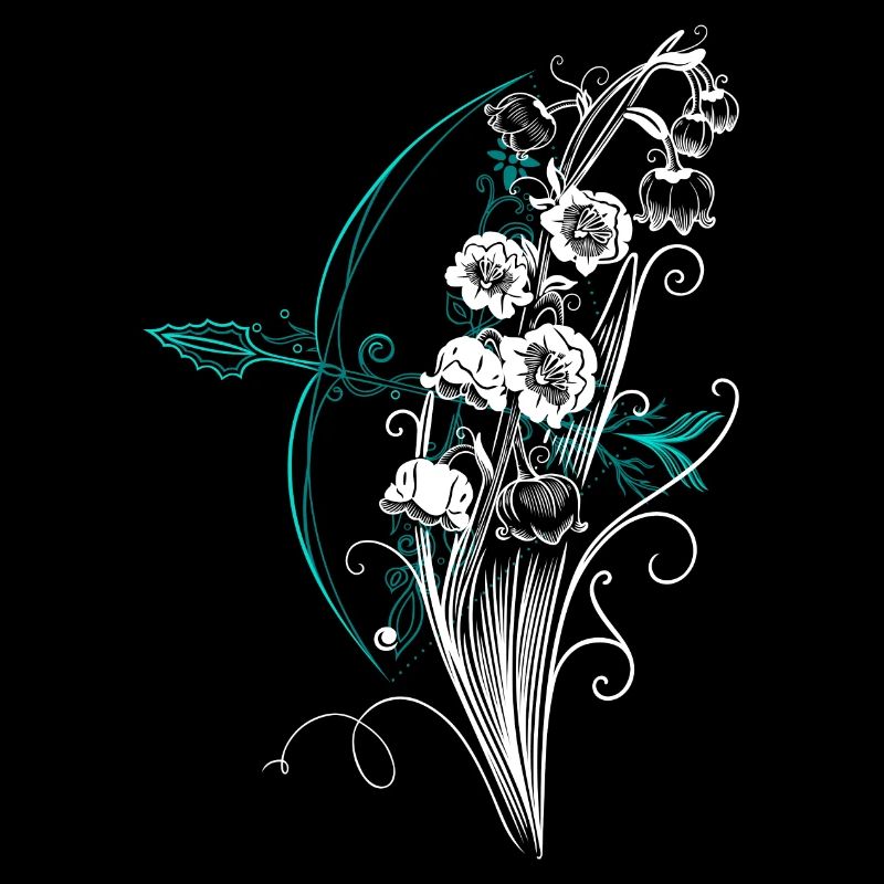 Maiglöckchen Pfeil Bogen