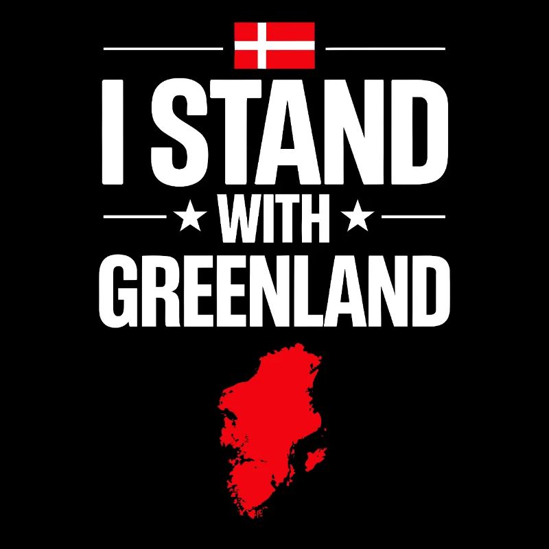 Soutien Groenland Carte Drapeau