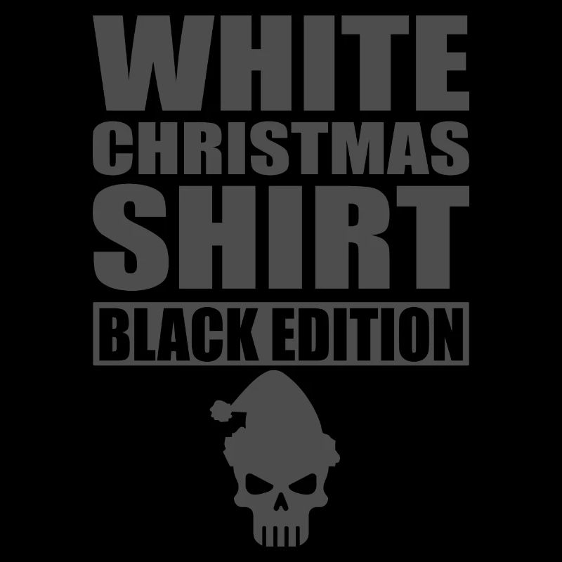 Chemise de Noël blanche Black Edition