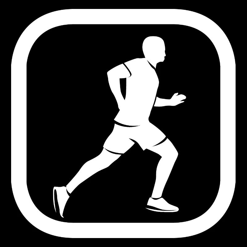 Run Runner Logo Run Runner Icône vectorielle graphique