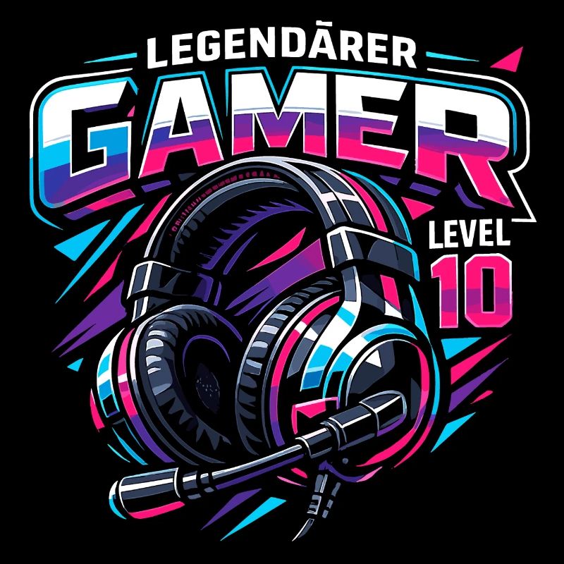 Level 10 Complete Geburtstag Gamer