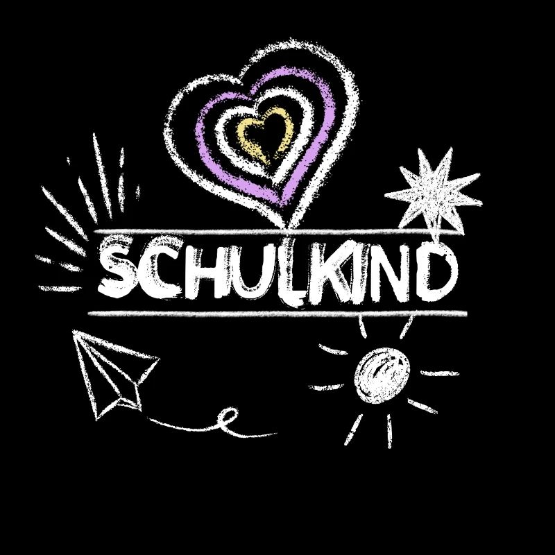 Schulkind 2026 Mädchen Herz Sonne rosa Schulanfang
