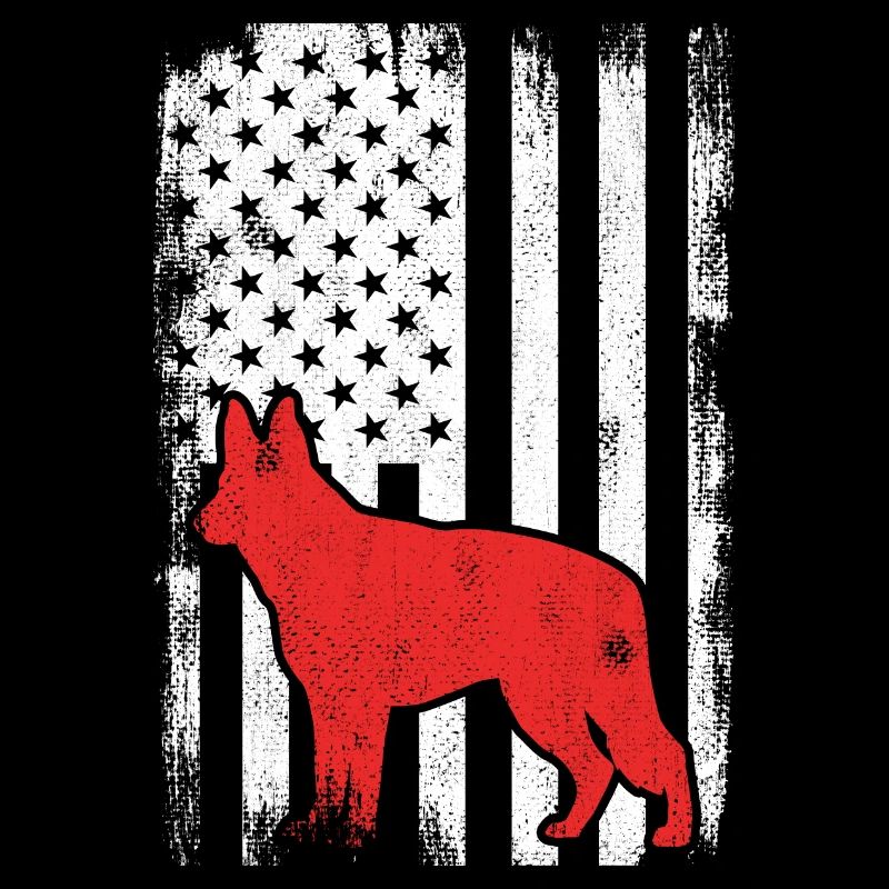 4. Juli USA Schäferhund