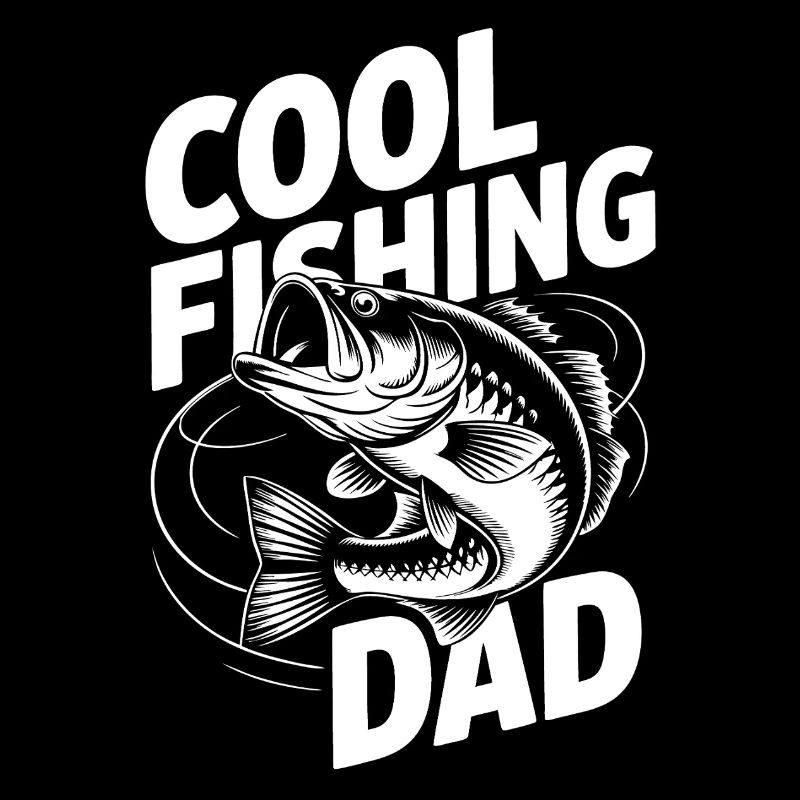 Conception de canne à pêche cool pour papa