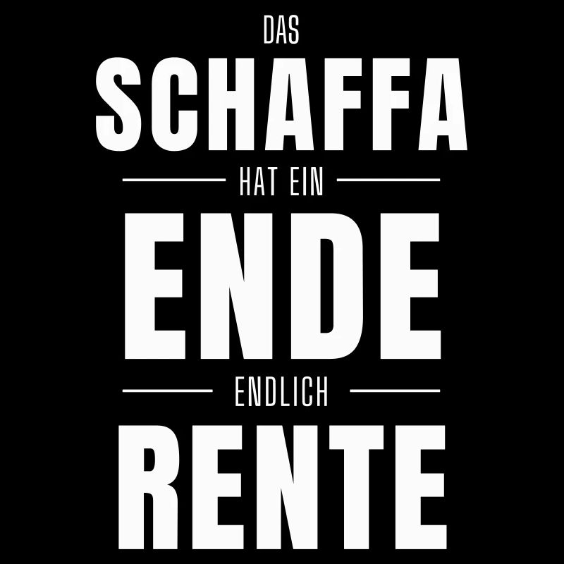 Das Schaffa hat ein Ende – Endlich Rente