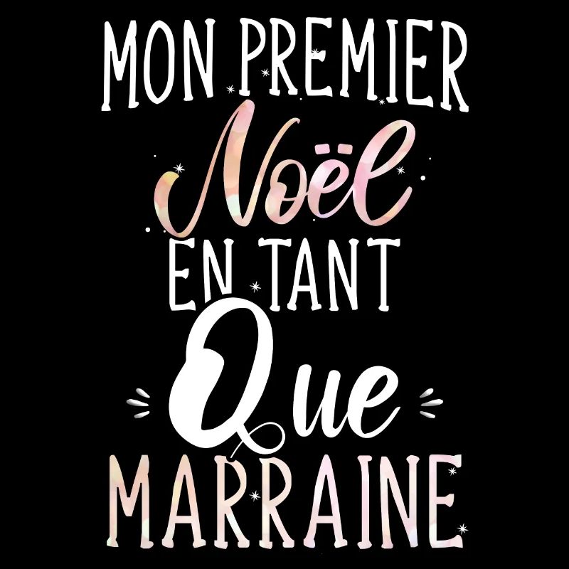 Mon premier noël en tant que marraine cadeau drôle