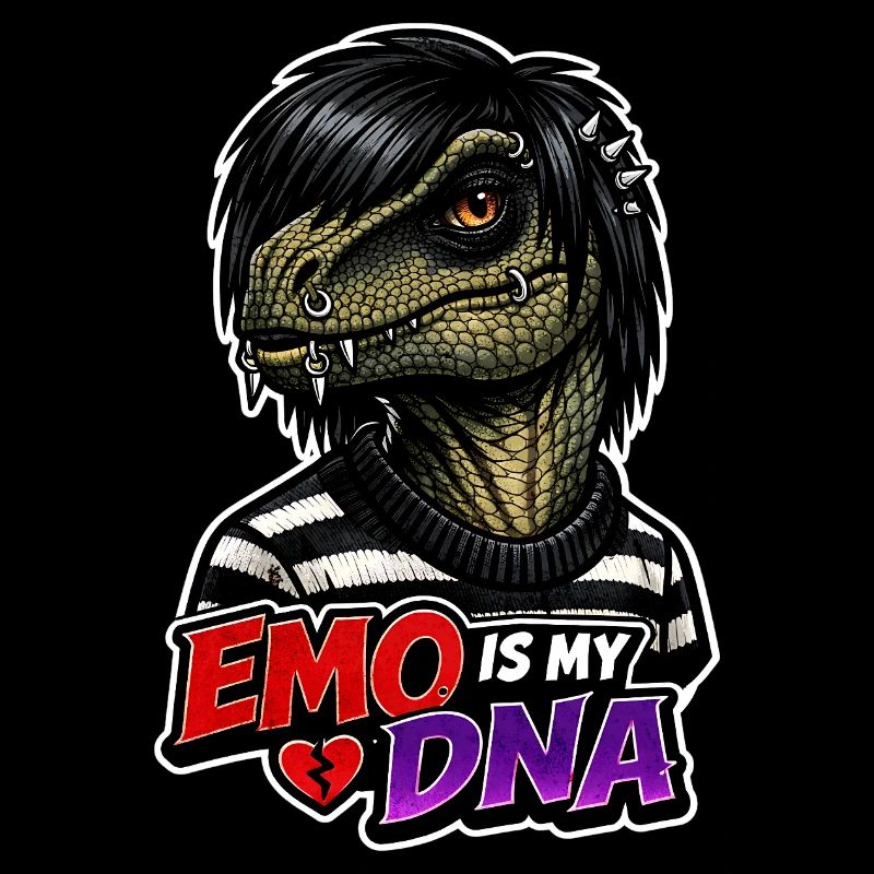 Dinosaure emo, Dino triste, Émotif
