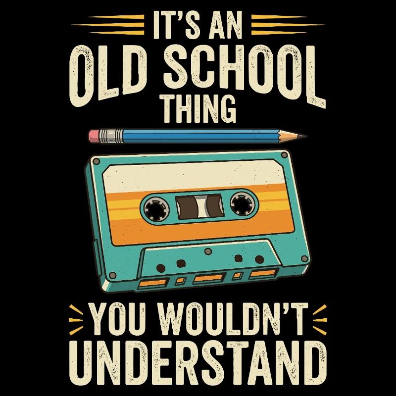 Old School Cassette Design – Mixtape rétro