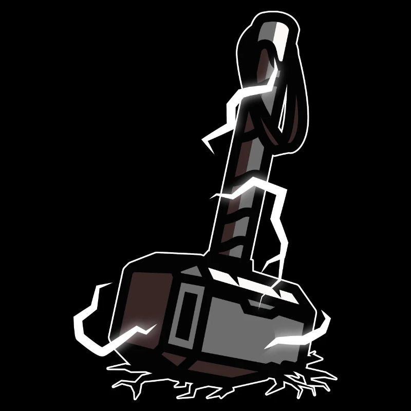 Le marteau de Thor Viking Le fils d’Odin Thor Vikings
