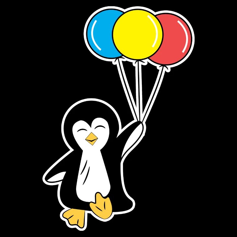 Luftballon Pinguin Vogel Tier Seevogel Zoo