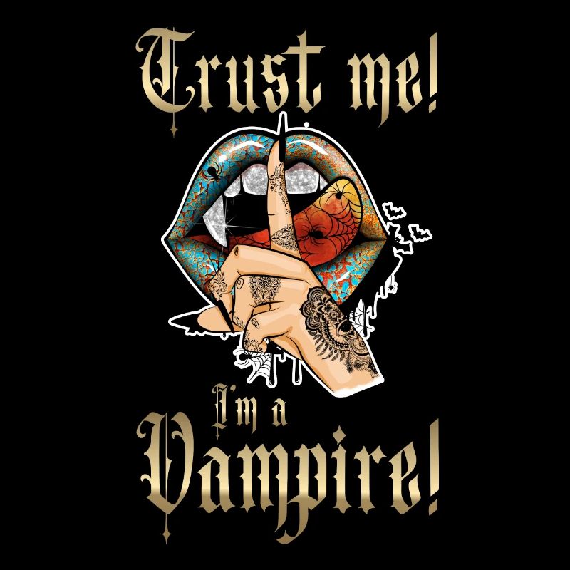 Chemise Cool Vampire : Faites-moi confiance ! Je suis un vampire !