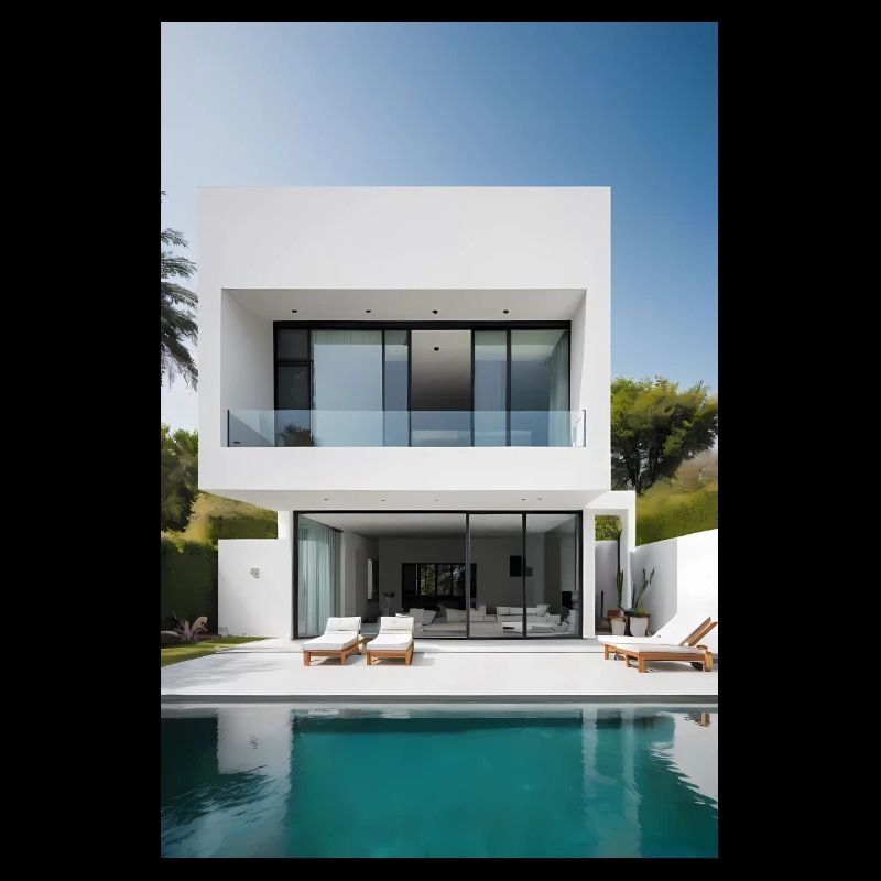 Weiße Villa