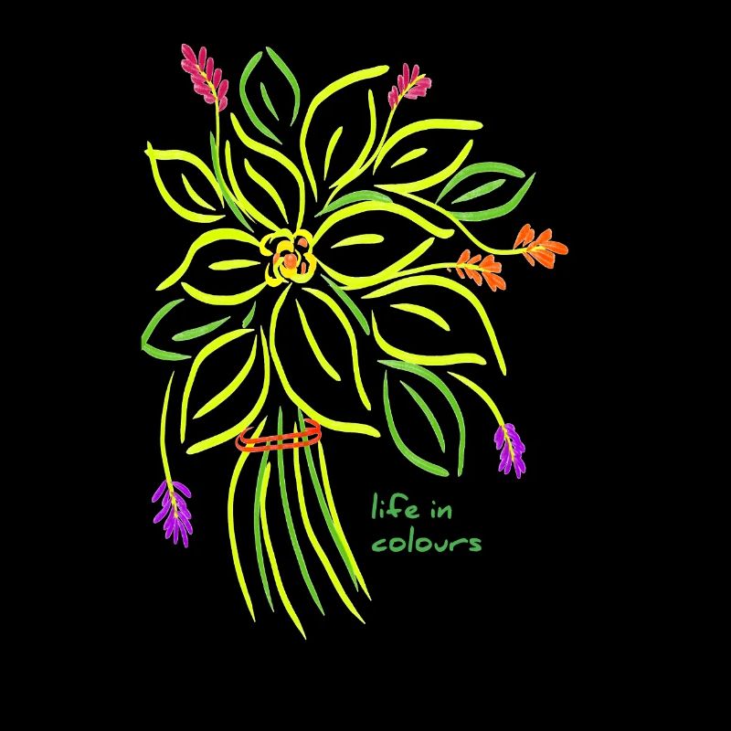 Vibrant Floral Illustration