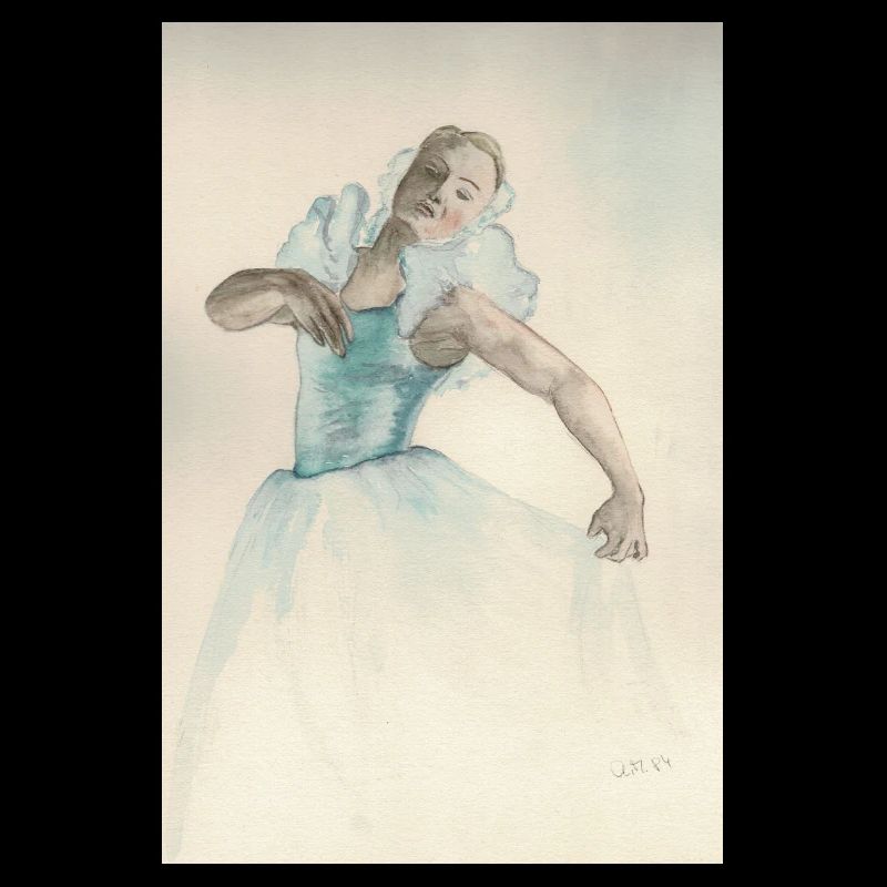 Delicate Ballerina Blue
