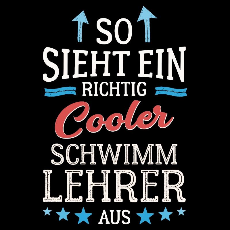 So sieht ein richtig cooler Schwimmlehrer aus