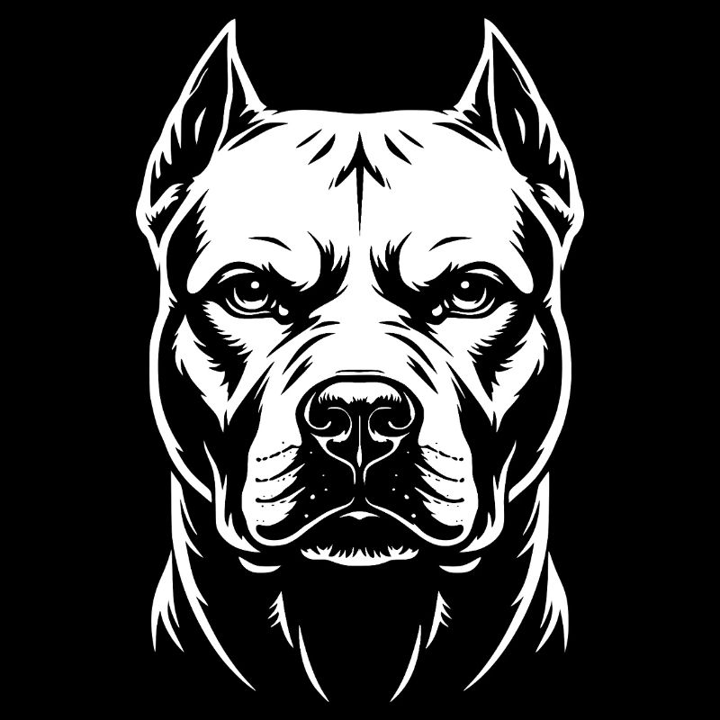 Tête de Pitbull