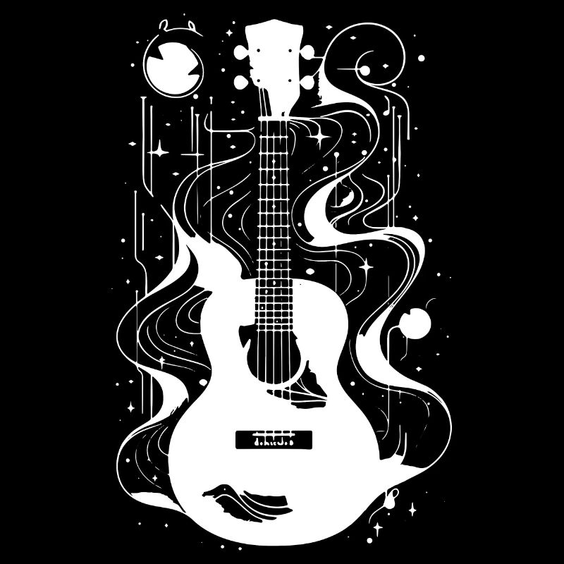 Ukulele Zeichnung