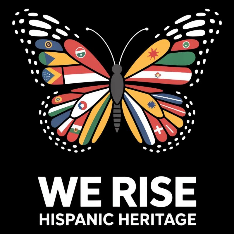 We Rise Hispanic Heritage Butterfly Diversity