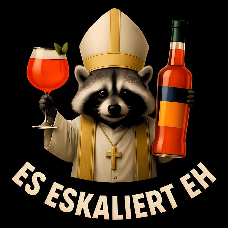 Es Eskaliert Eh Waschbär Spritz Party Geschenkidee