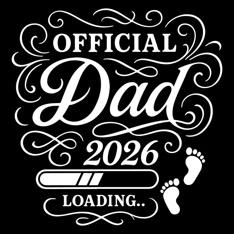 Dad 2026 Papa Loading Vaterschaft