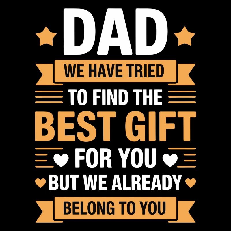 Papa-Geschenk Wir gehören dir schon