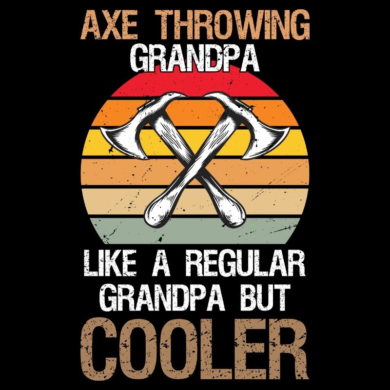 Axe Throwing Grandpa Axe Thrower
