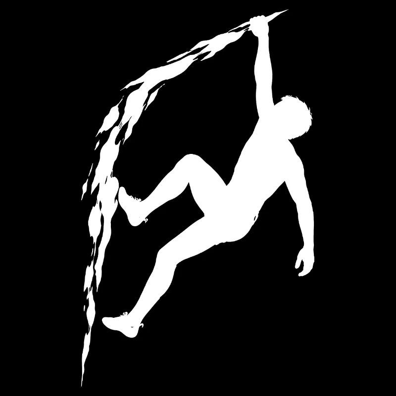 Klettern Silhouette Freiklettern Extrem Sport Berg