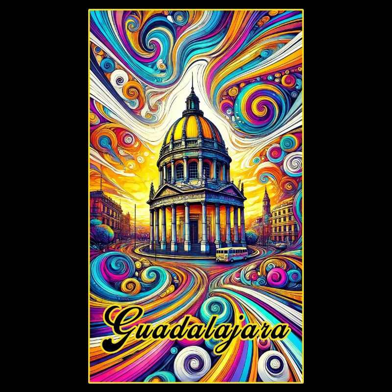 Guadalajara Mexique Cathédrale Design