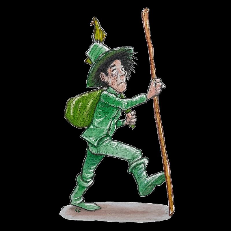 The green wanderer "GreenVagrant" on the move