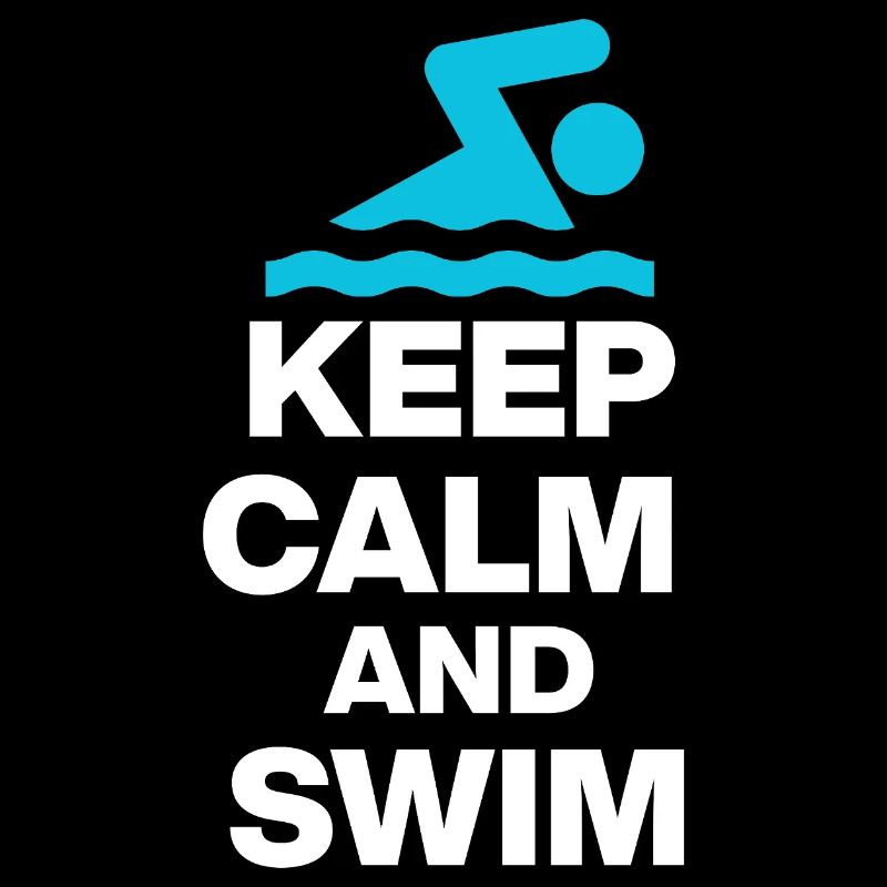 KEEP CALM AND SWIM, DIVE IN! SCHWIMMEN GESCHENK 