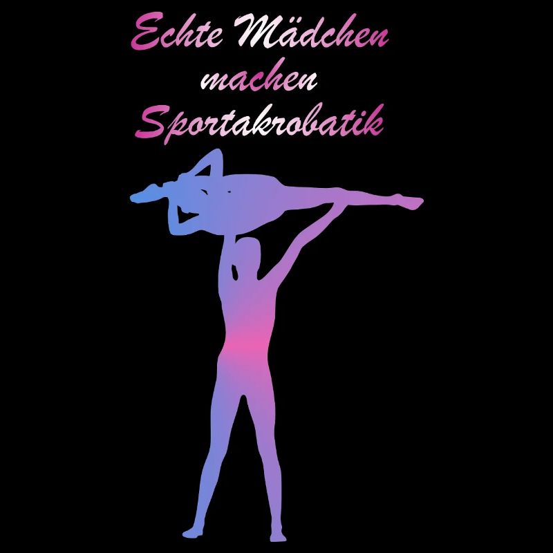 Echte Mädchen Sportakrobatik