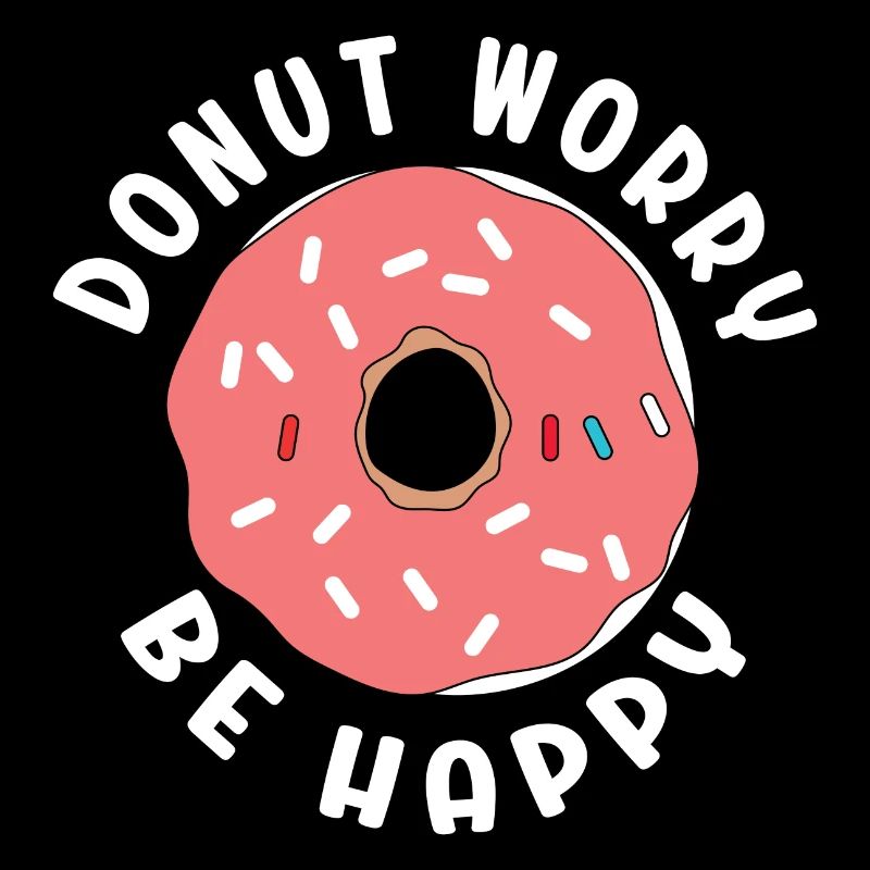 Donut Sorge Sei glücklich