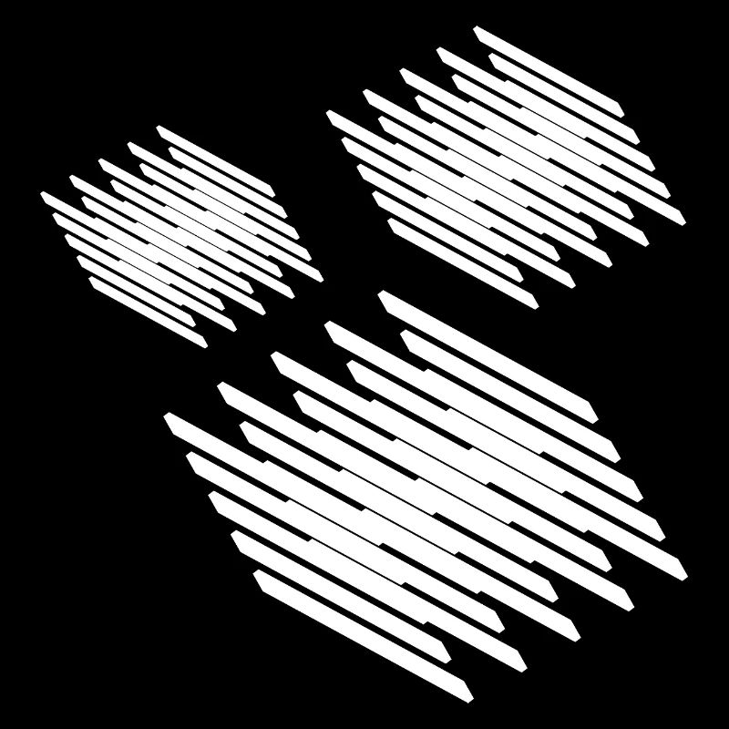 Conception de carrés géométriques